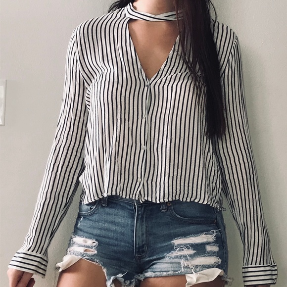 Striped Blouse - Picture 1 of 2